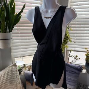 3.1 Phillip Lim Silk Apron Top Black Size 0